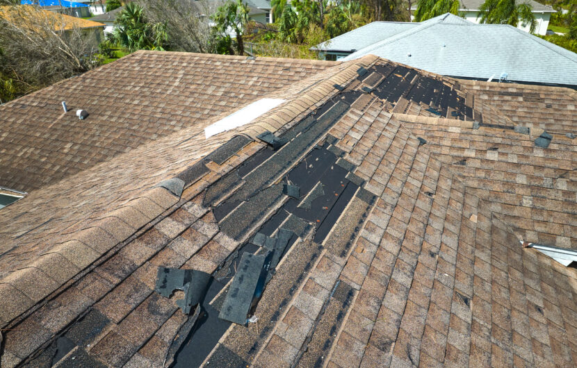 image of Florida storm damaged roof