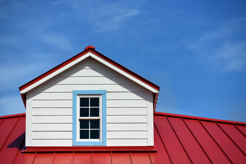 image of red metal roof in Brandon Florida