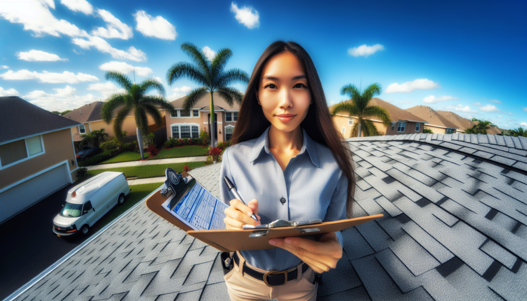 Professional roof inspection in Orlando Florida
